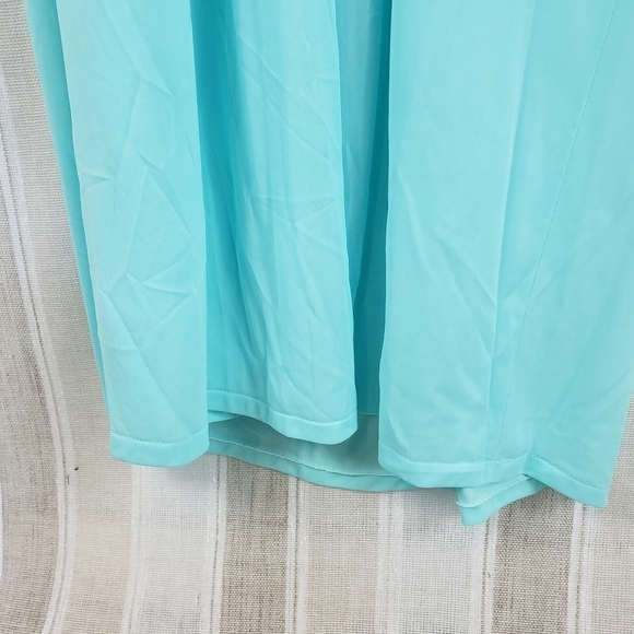 Vintage JC Penny Maxi Dress Sleepwear‎ Blue Size Large - Picture 6 of 12